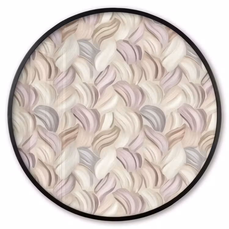 Ronde fotolijst - Abstract - Golvend - Pastel — 1