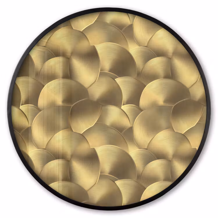 Ronde fotolijst - Modern - Cirkel - Goud — 1