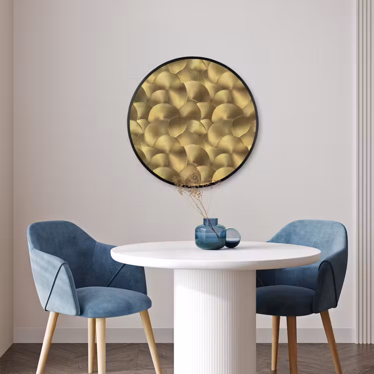 Ronde fotolijst - Modern - Cirkel - Goud — 3