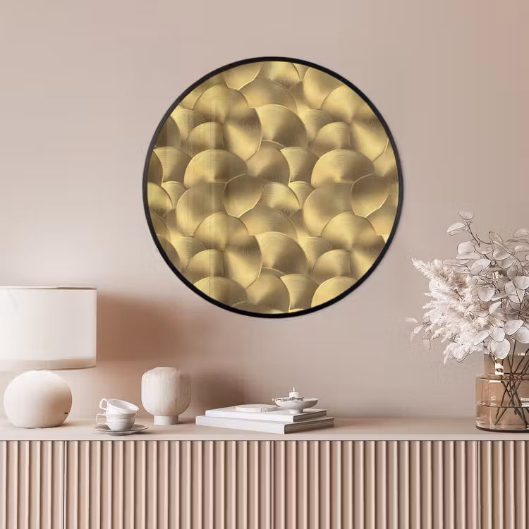 Ronde fotolijst - Modern - Cirkel - Goud — 4
