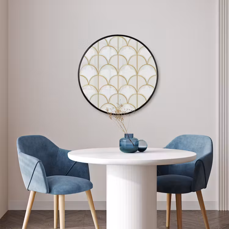 Ronde fotolijst - Mozaïek - Bogen - Goud — 3