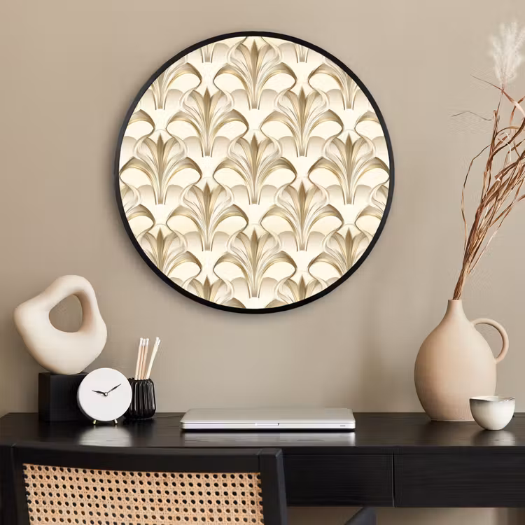 Ronde fotolijst - Ornament - Barok - Goud — 2