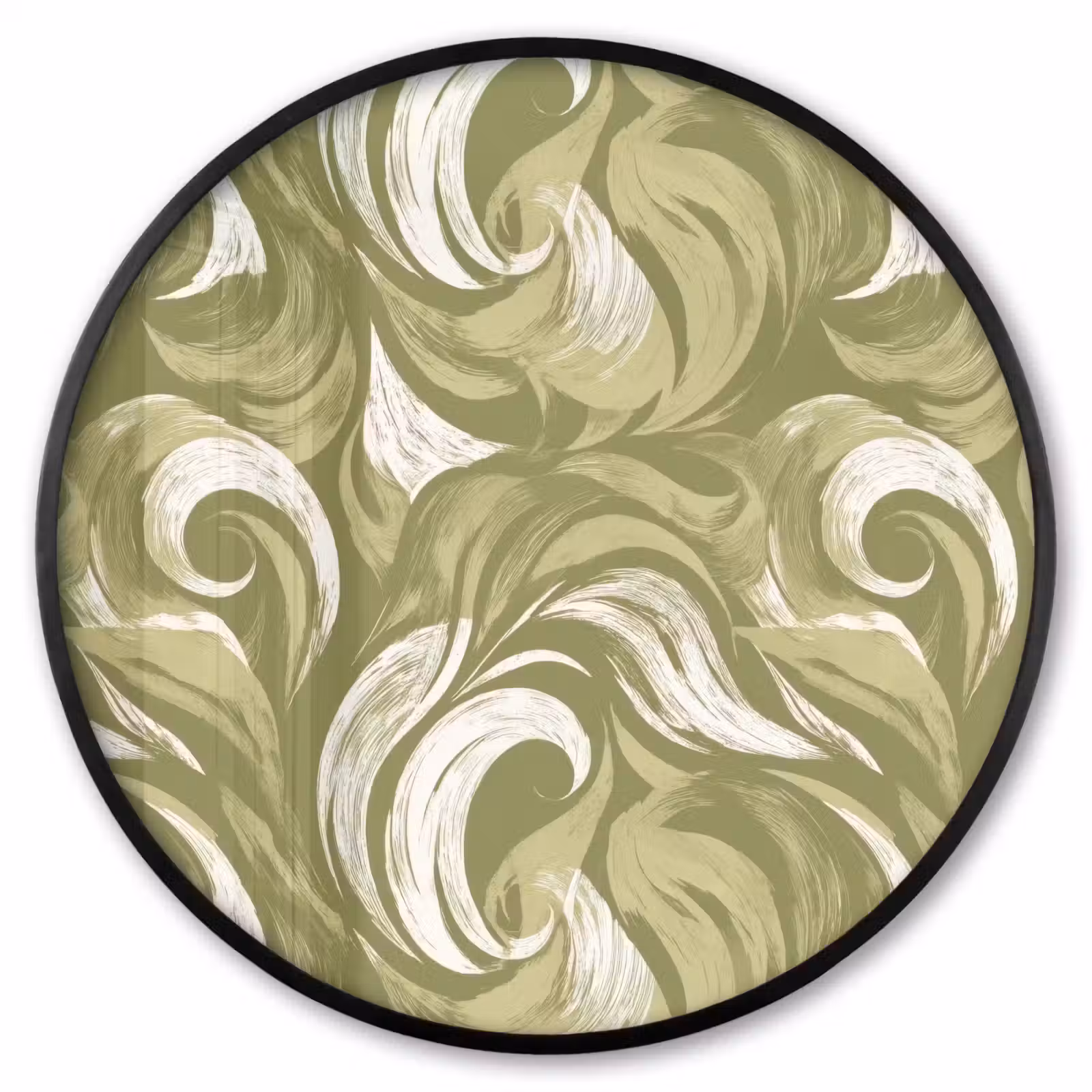 Ronde fotolijst - Abstract - Textuur - Groen — 1