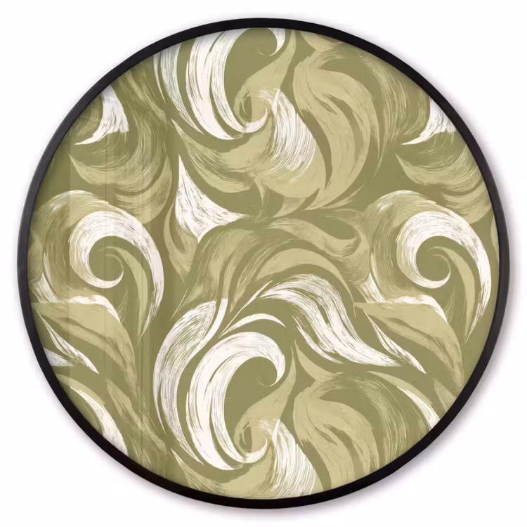 Ronde fotolijst - Abstract - Textuur - Groen — 1