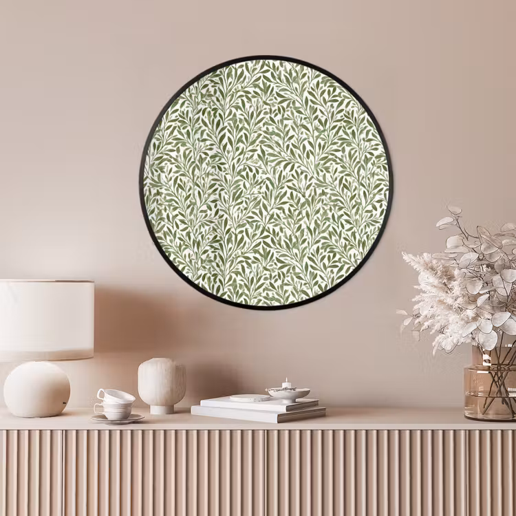 Ronde fotolijst - Botanisch - Takken - Groen — 4