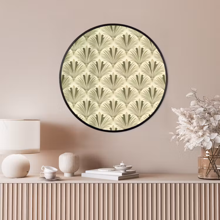 Ronde fotolijst - Klassiek - Waaier - Groen — 4