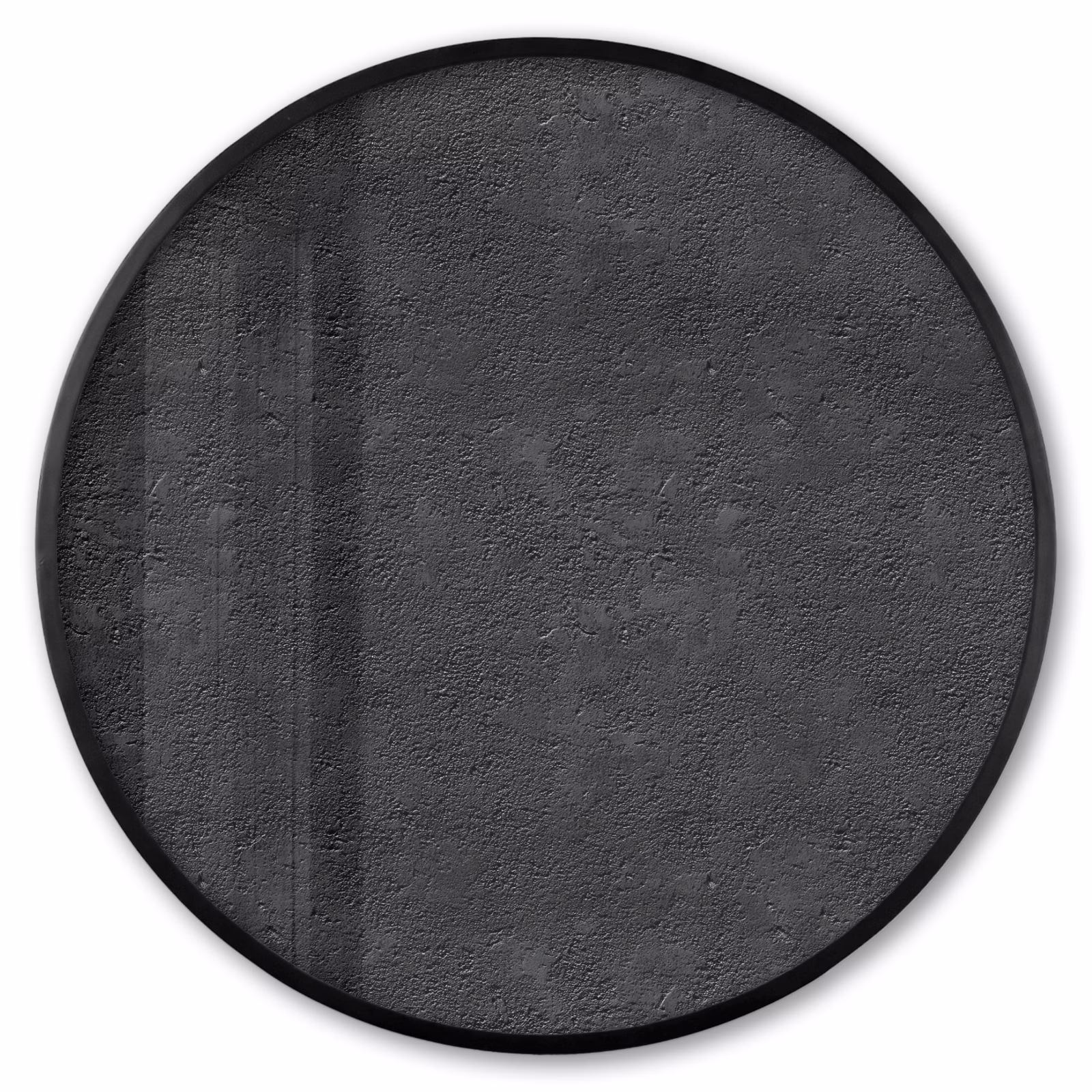 Ronde fotolijst - Donkergrijs - Asfaltstructuur - Ruw — 1