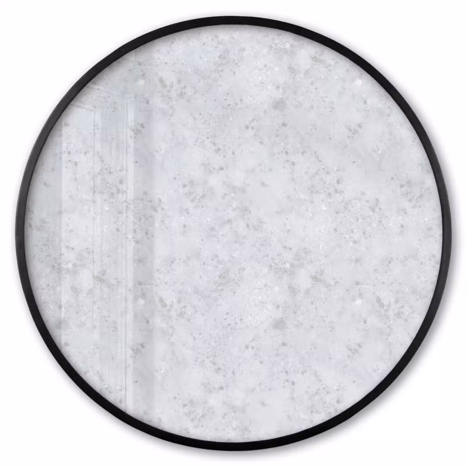 Ronde fotolijst - Grijs - Terrazzo-effect - Beton — 1