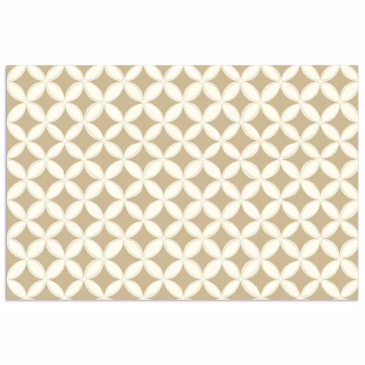 Poster - Symmetrisch - Motief - Beige — 1
