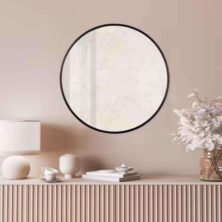 Ronde fotolijst - Crème - Egaal - Beton — 4