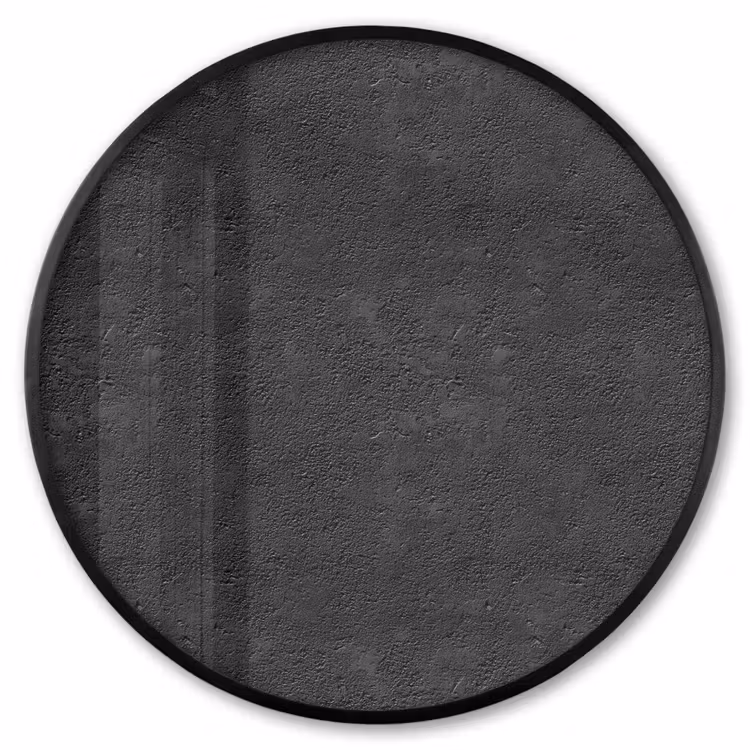 Ronde fotolijst - Donkergrijs - Asfaltstructuur - Ruw — 1
