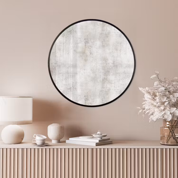 Ronde fotolijst - Grijs - Beton - Verweerd — 4
