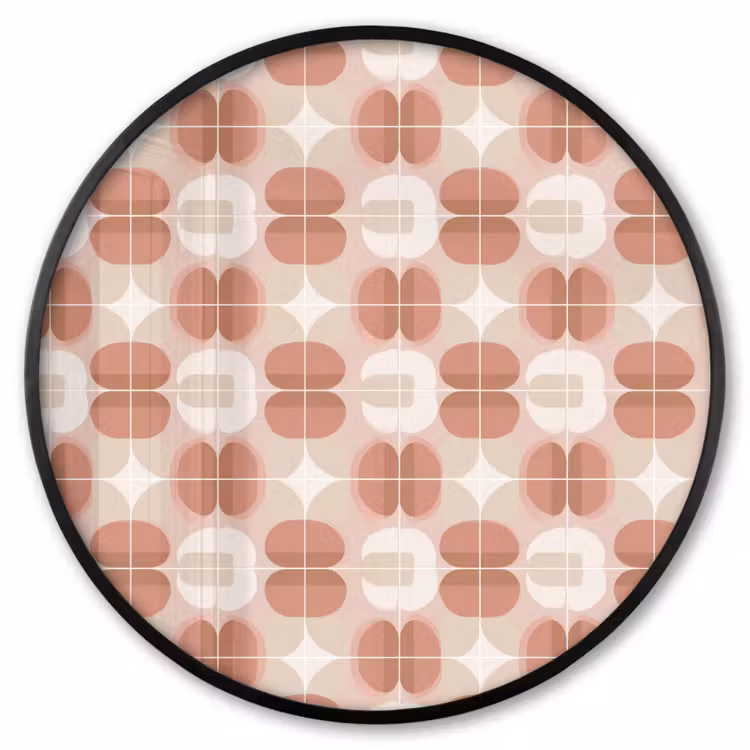 Ronde fotolijst - Retro - Klassiek - Roze — 1