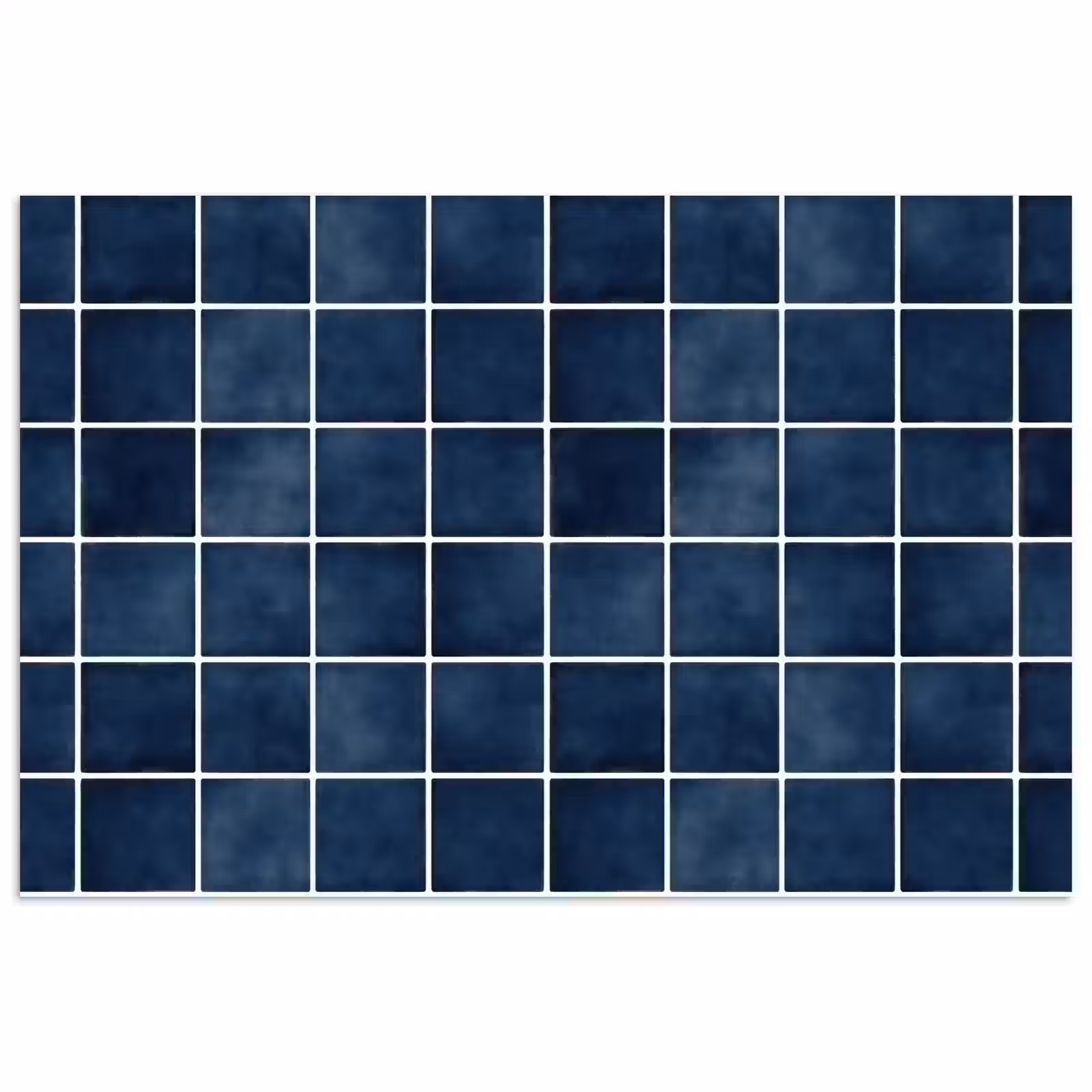 Poster - Tegel - Modern - Blauw — 1