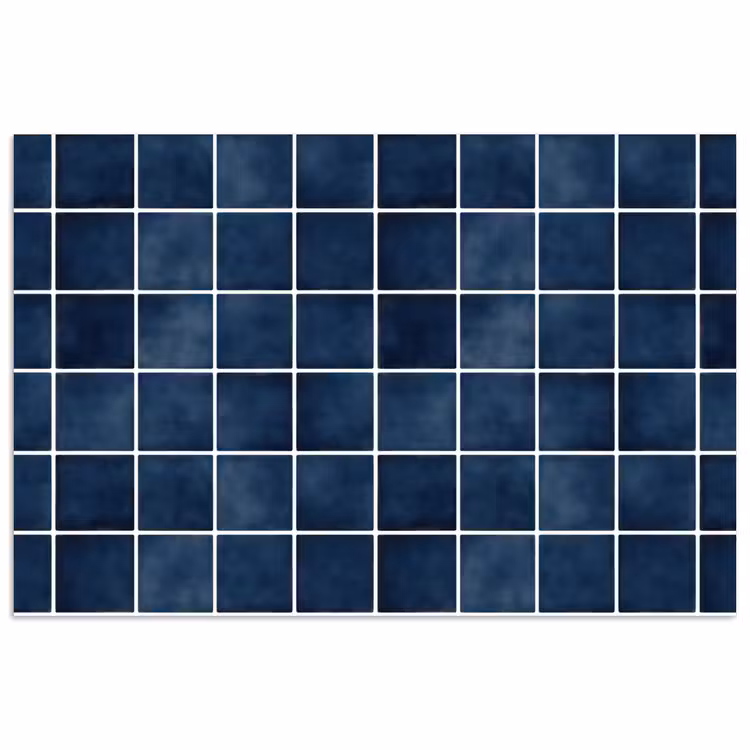 Poster - Tegel - Modern - Blauw — 1