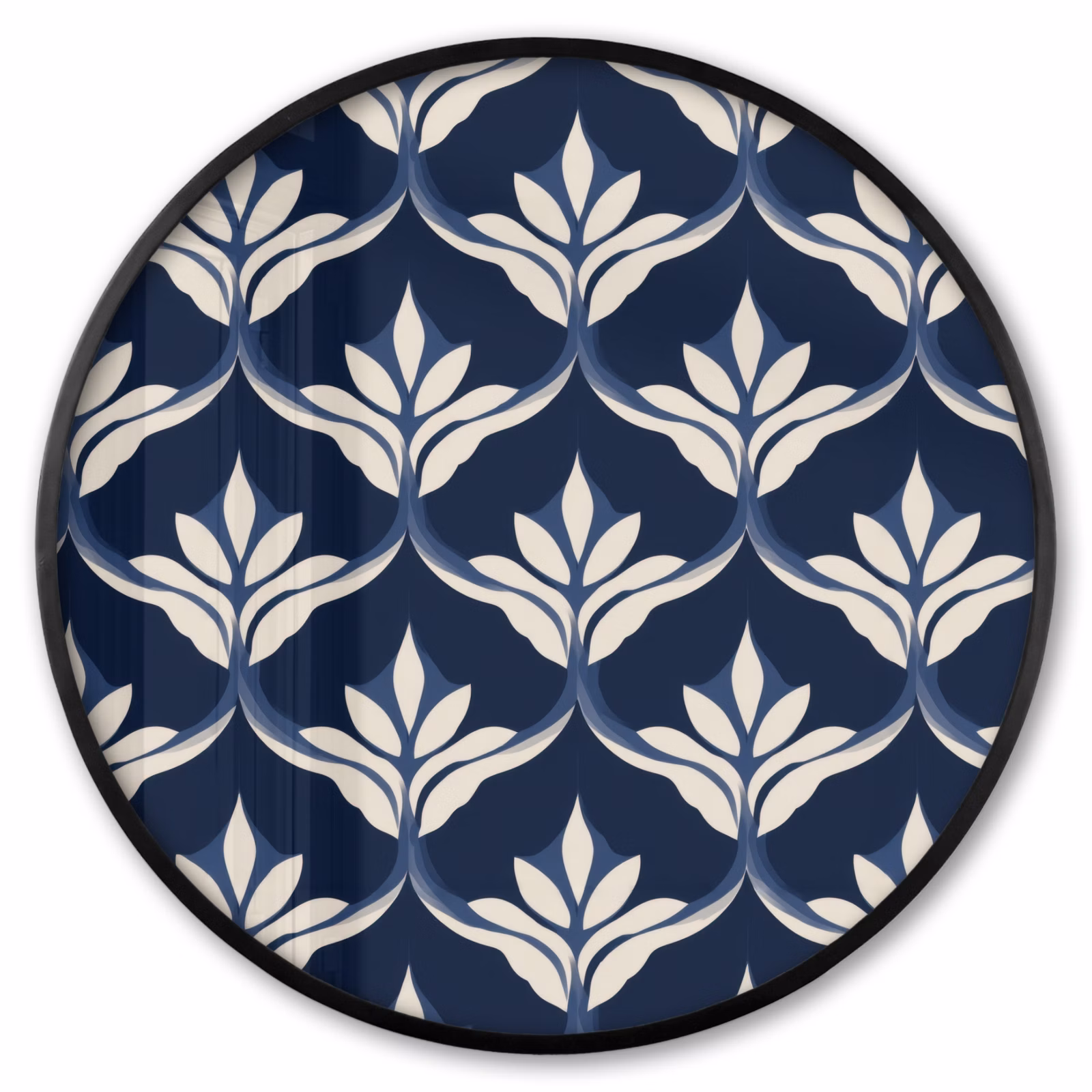 Ronde fotolijst - Modern - Ontwerp - Blauw — 1