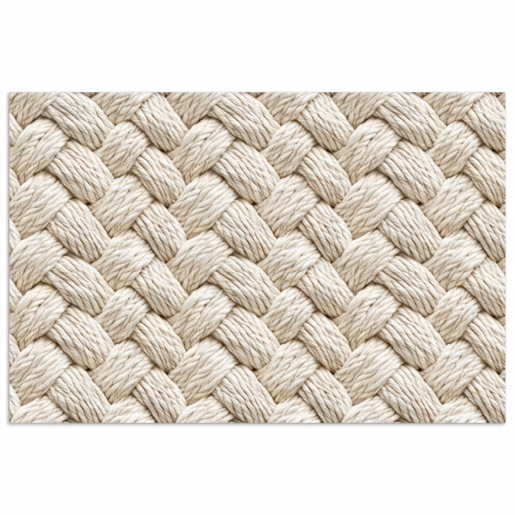 Poster - Touw - Gebreid - Beige — 1
