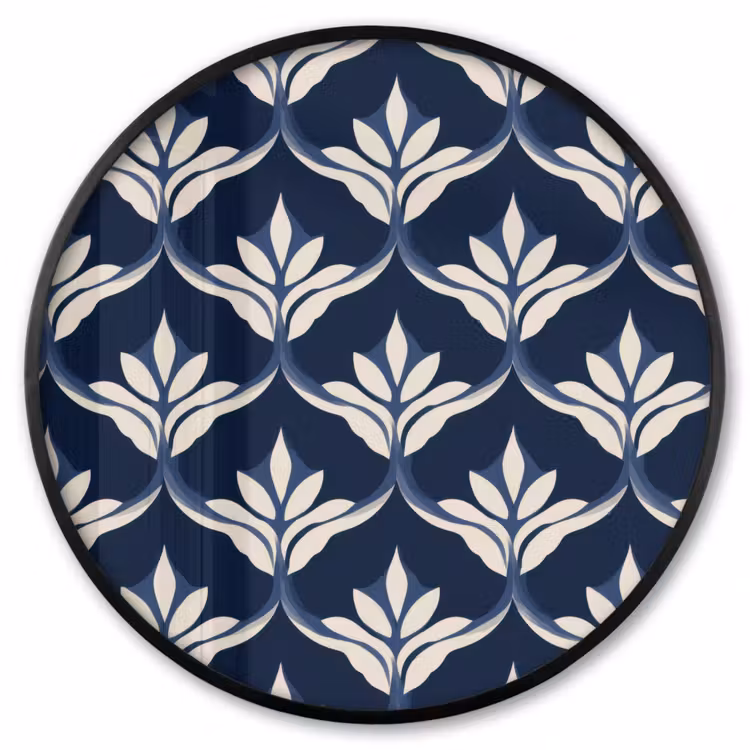 Ronde fotolijst - Modern - Ontwerp - Blauw — 1