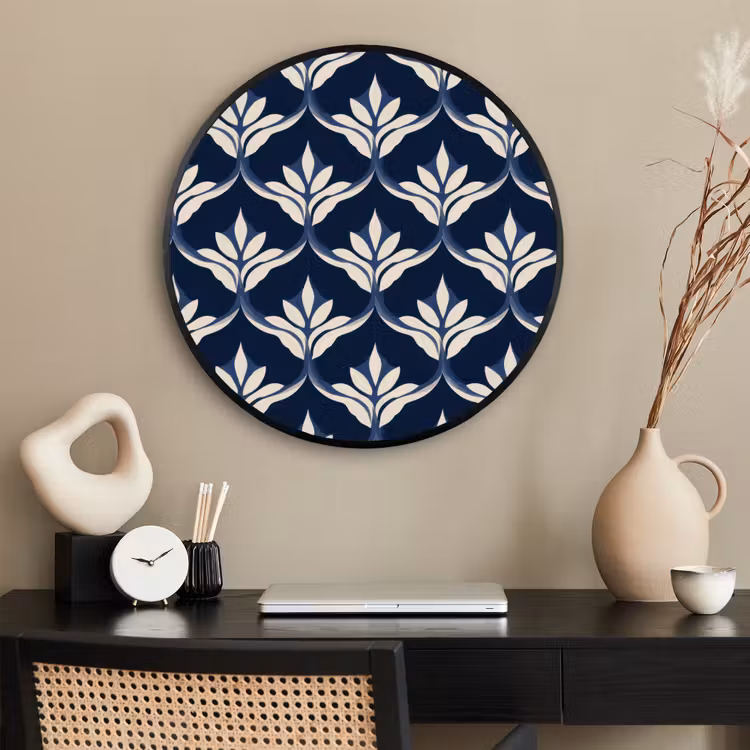 Ronde fotolijst - Modern - Ontwerp - Blauw — 2