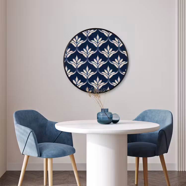 Ronde fotolijst - Modern - Ontwerp - Blauw — 3