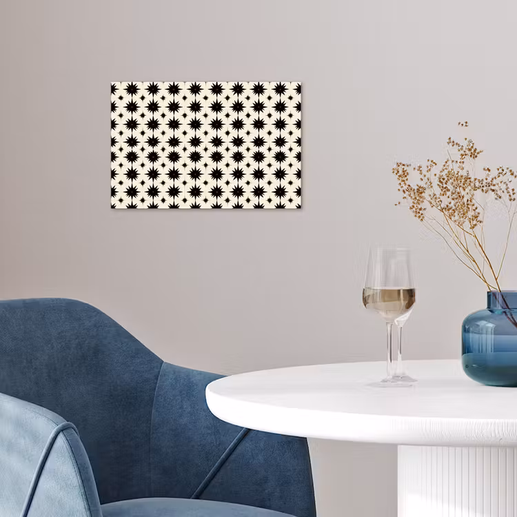 Poster - Stervormen - Geometrisch - Zwart — 4
