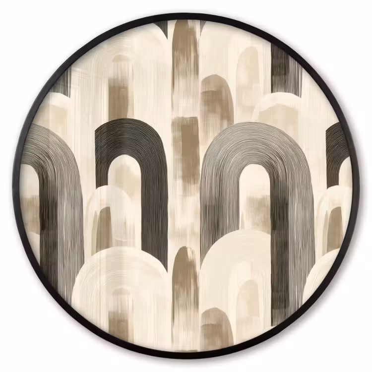 Ronde fotolijst - Abstract - Patroon - Bogen — 1