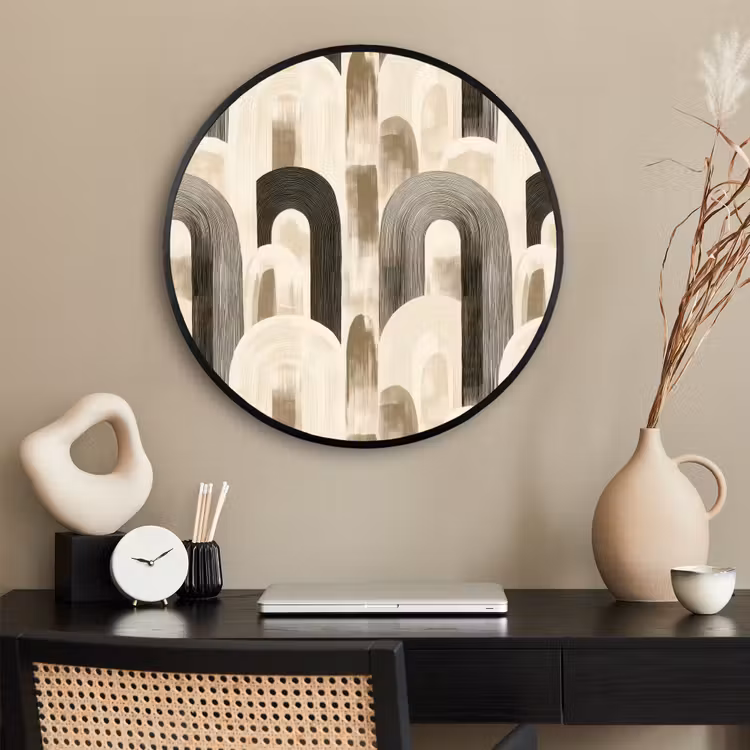Ronde fotolijst - Abstract - Patroon - Bogen — 2