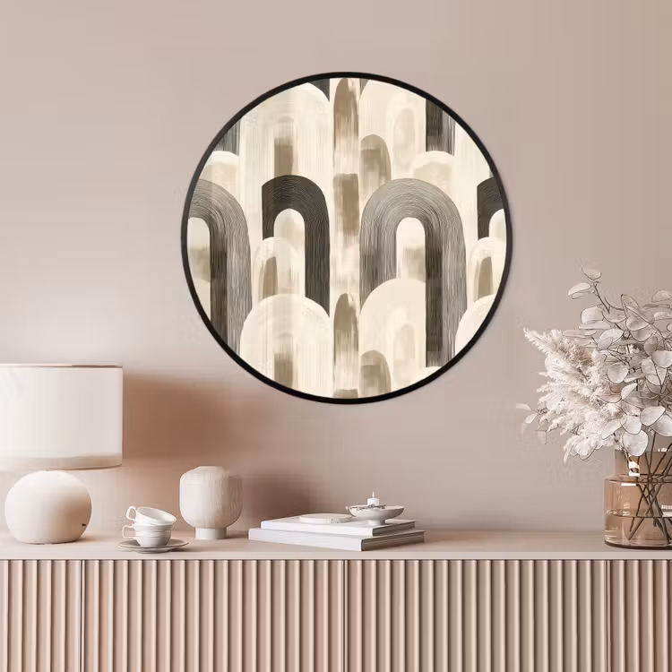 Ronde fotolijst - Abstract - Patroon - Bogen — 4