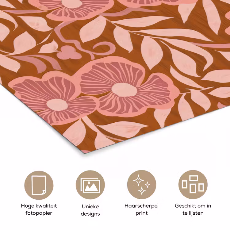 Poster - Sfeer - Bloemen - Roze — 5