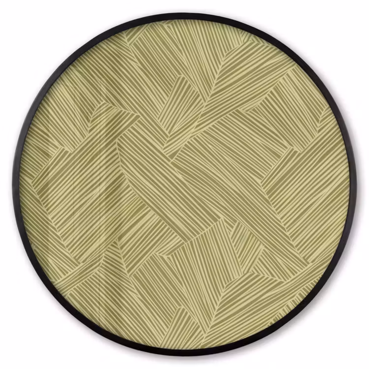 Ronde fotolijst - Abstract - Modern - Groen — 1