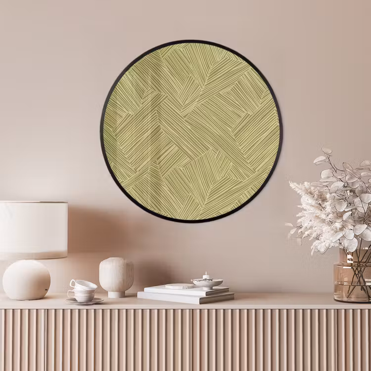 Ronde fotolijst - Abstract - Modern - Groen — 4