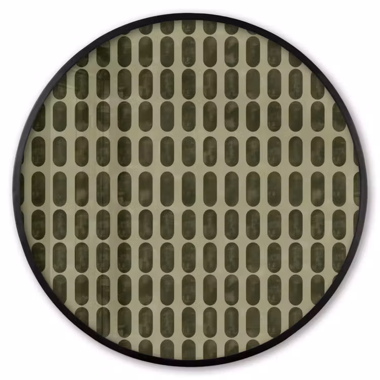 Ronde fotolijst - Ritmisch - Effect - Groen — 1