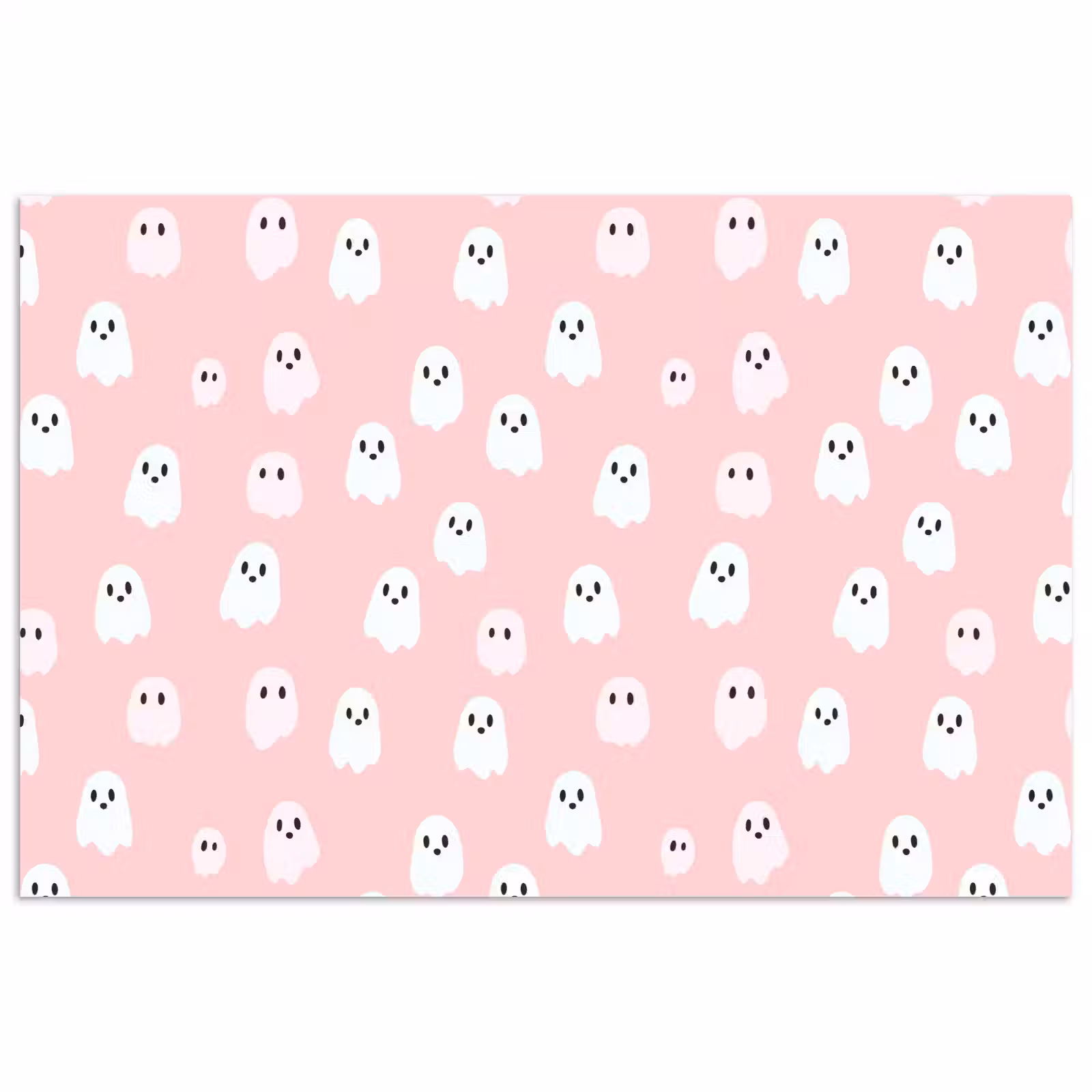 Poster - Spookjes - Patroon - Roze — 1