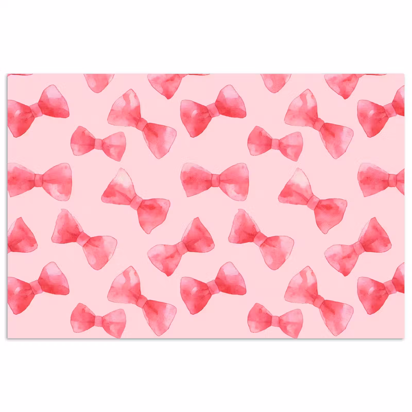 Poster - Strikken - Aquarel - Roze — 1