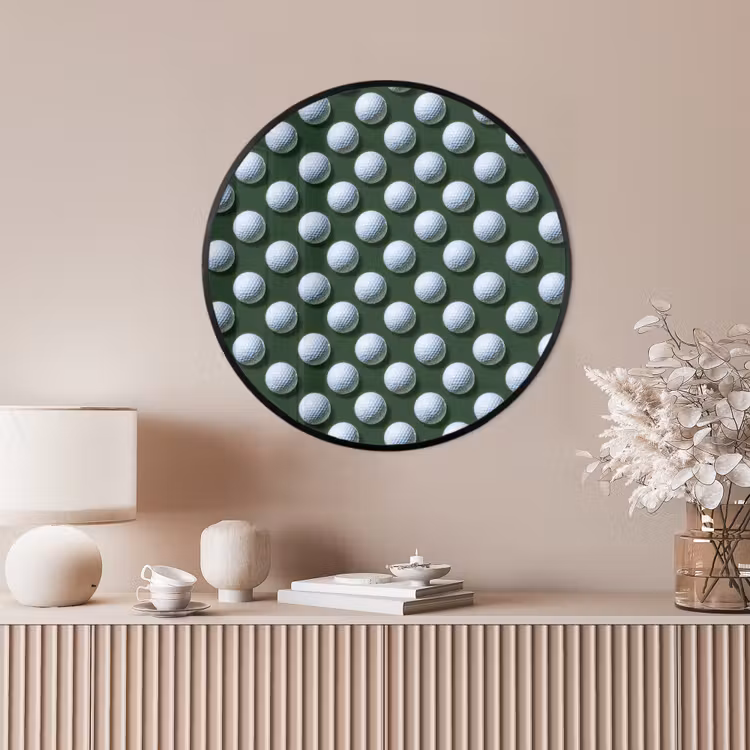 Ronde fotolijst - Ballen - Golf - Groen — 4