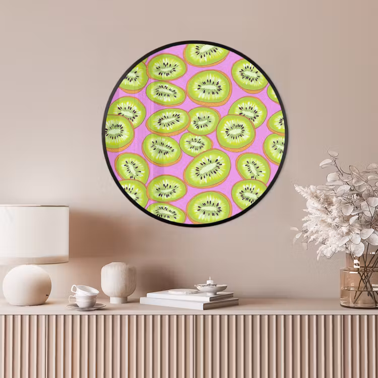 Ronde fotolijst - Kiwi - Speels - Groen — 4
