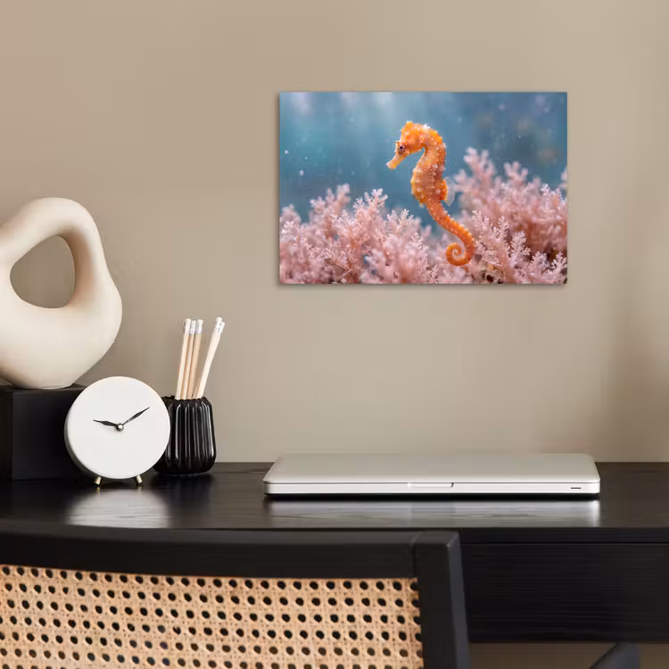 Poster - Vis - Koraal - Oceaan - Macro - Oranje — 2