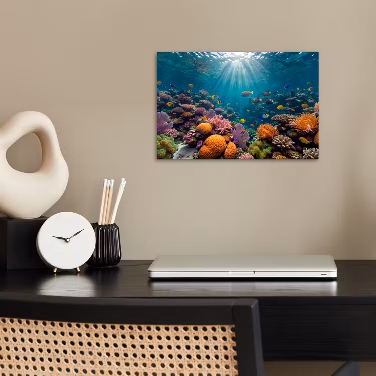 Poster - Vis - Koraal - Oceaan - Natuur - Kleurrijk — 2