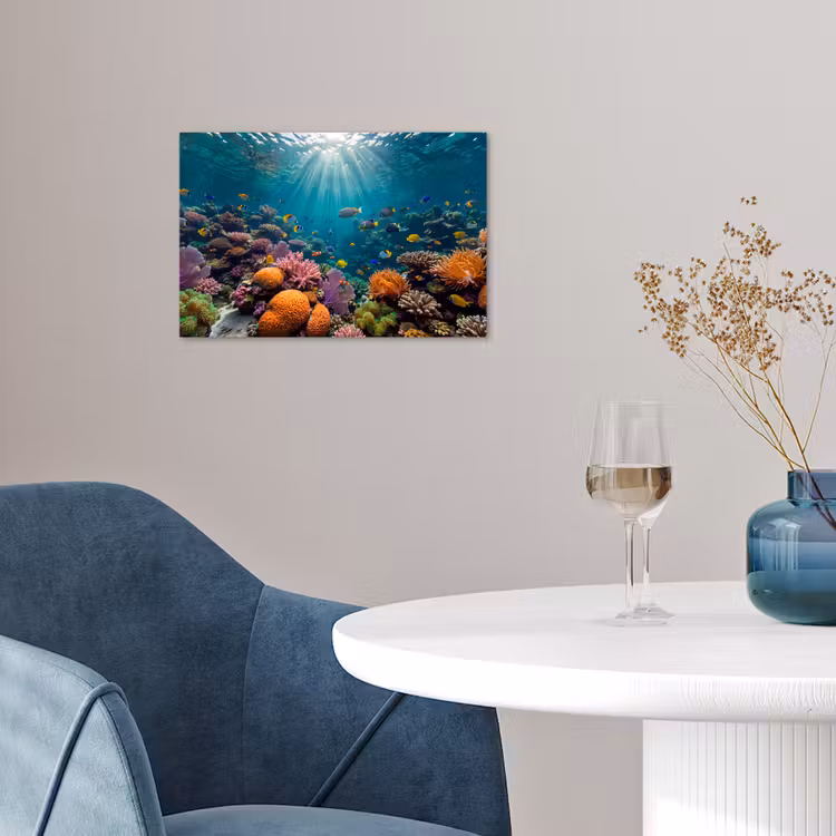 Poster - Vis - Koraal - Oceaan - Natuur - Kleurrijk — 4