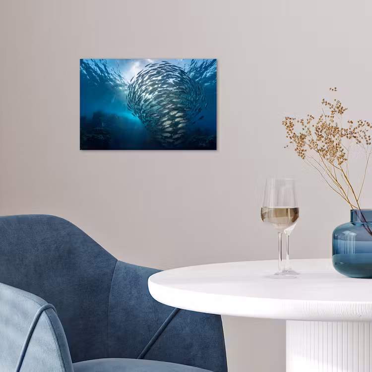 Poster - Vis - School - Oceaan - Natuur - Blauw — 4