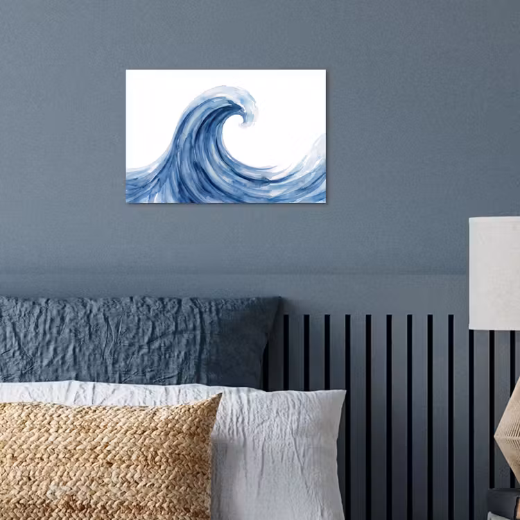 Poster - Water - Beweging - Natuur - Modern - Blauw — 3