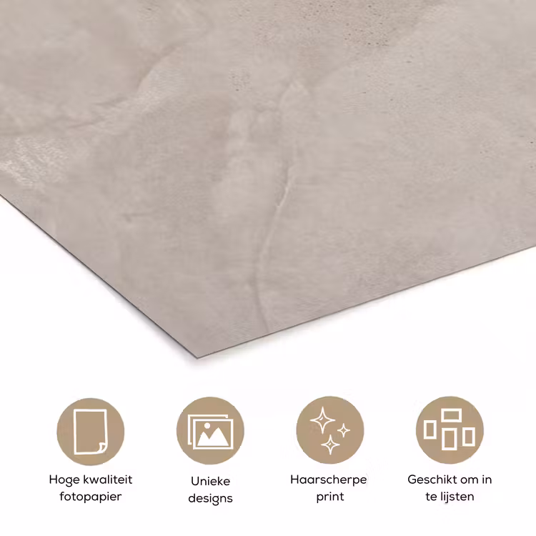 Poster - Textuur - Wand - Modern - Beige - Abstract — 5