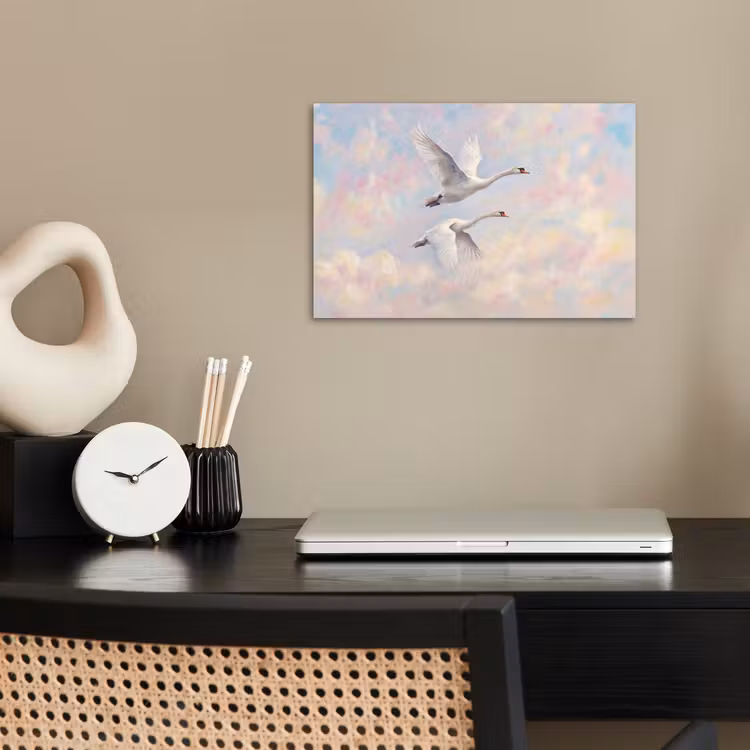 Poster - Vogel - Vliegend - Lucht - Modern - Pastel — 2