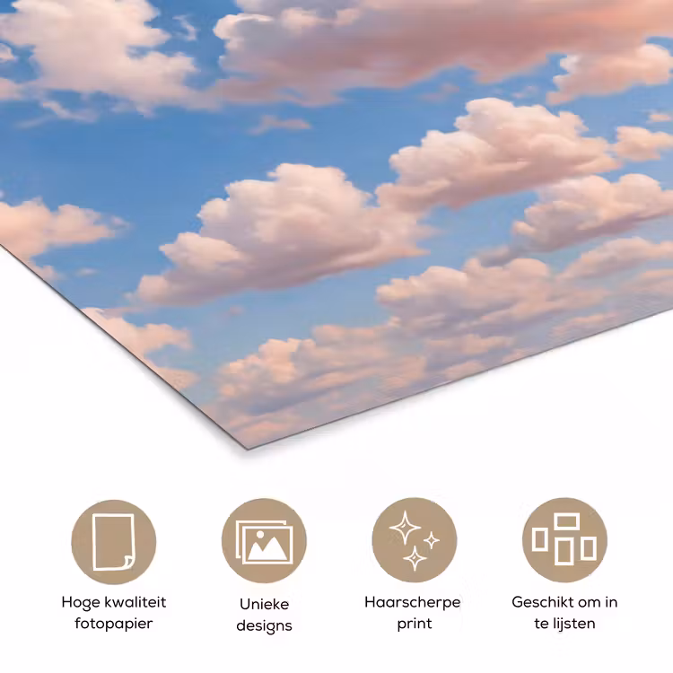 Poster - Wolken - Hemel - Natuur - Licht - Blauw — 5