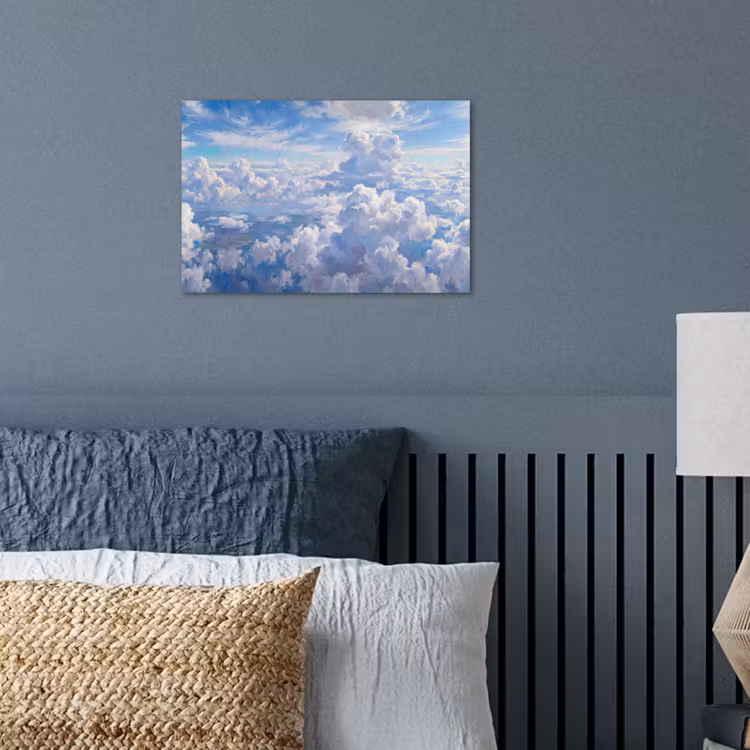 Poster - Wolken - Lucht - Natuur - Abstract - Blauw — 3