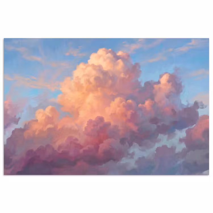 Poster - Wolken - Lucht - Natuur - Abstract - Kleurrijk — 1
