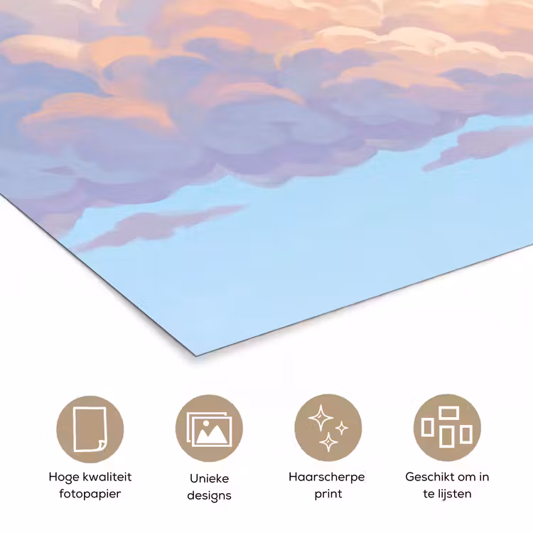 Poster - Wolken - Lucht - Natuur - Blauw — 5