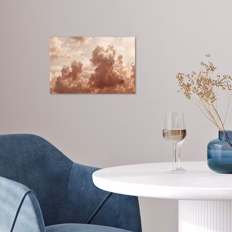 Poster - Wolken - Lucht - Natuur - Modern - Bruin — 4