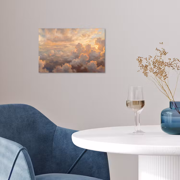 Poster - Wolken - Zonsondergang - Natuur - Abstract - Goud — 4