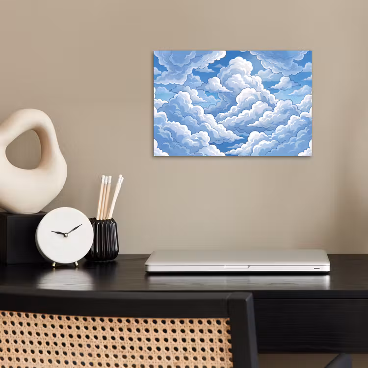 Poster - Wolken - Hemel - Abstract - Wit — 2